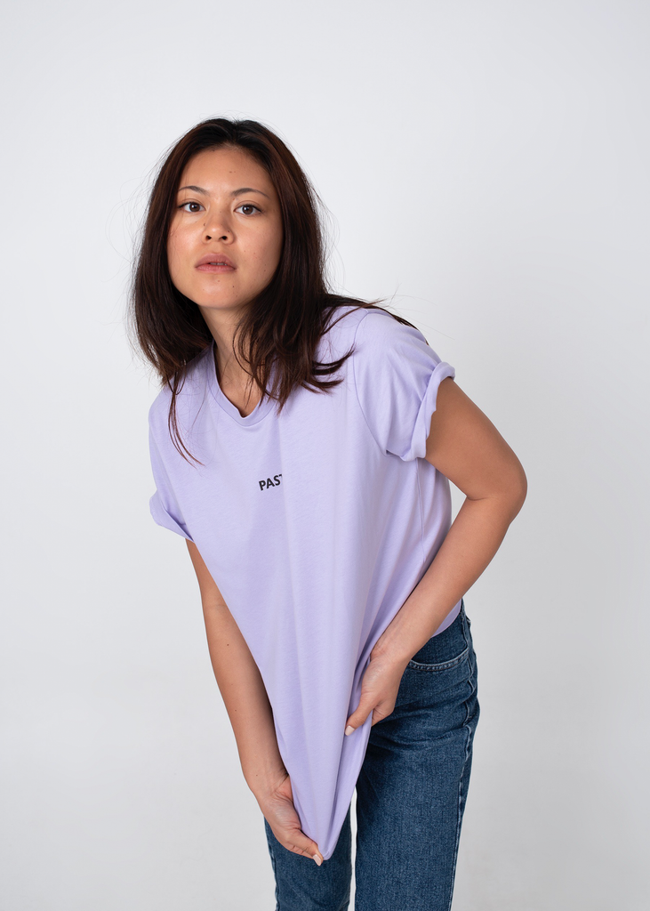 Pastel violet shirt hotsell