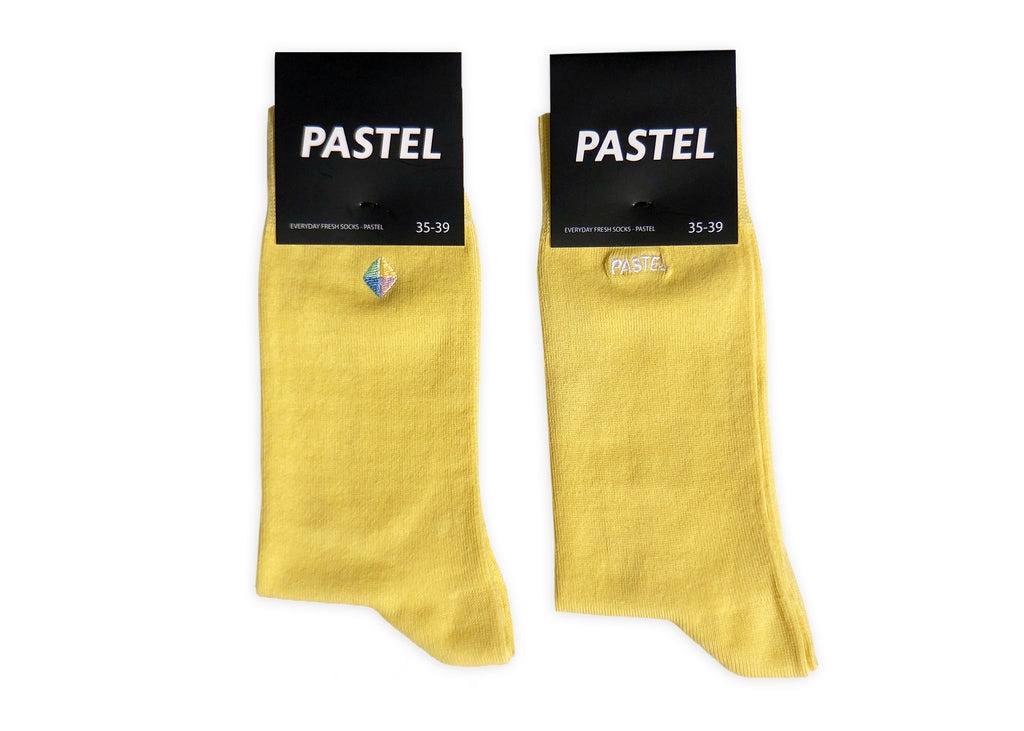 CLASSIC SOCKS | PASTEL YELLOW